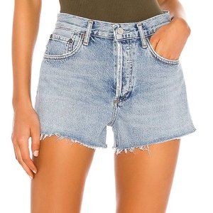 Agolde Parker Vintage Cut Off Shorts in Riptide